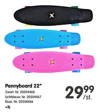 Pennyboard 22`` zwart-Huismerk - Fun