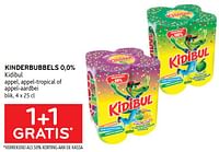 Kinderbubbels 0,0% kidibul 1+1 gratis-Kidibul