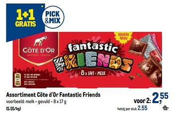 Promoties Côte d`or fantastic friends - Cote D'Or - Geldig van 18/05/2022 tot 31/05/2022 bij Makro