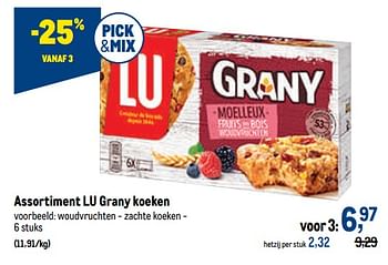 Promoties Lu grany koeken - Lu - Geldig van 18/05/2022 tot 31/05/2022 bij Makro