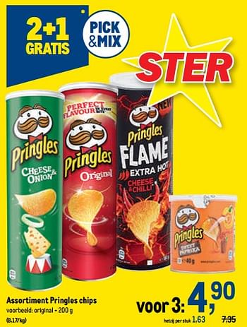 Promoties Pringles chips original - Pringles - Geldig van 18/05/2022 tot 31/05/2022 bij Makro