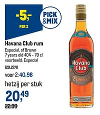 Havana club rum especial-Havana club