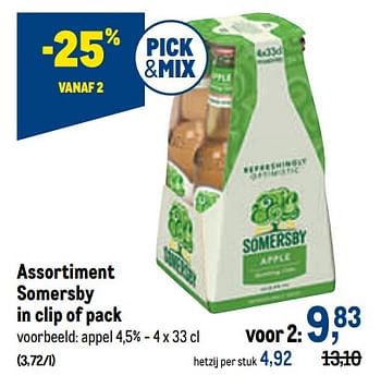 Promoties Somersby appel - Somersby - Geldig van 18/05/2022 tot 31/05/2022 bij Makro