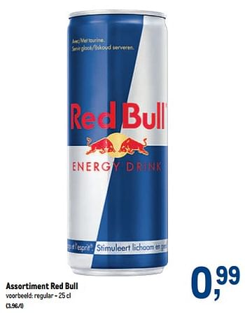 Promoties Red bull regular - Red Bull - Geldig van 18/05/2022 tot 31/05/2022 bij Makro