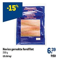 Hevico gerookte forelfilet-Hevico