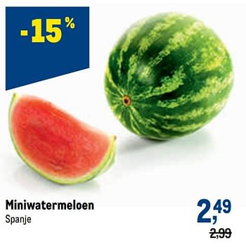 Promoties Miniwatermeloen - Huismerk - Makro - Geldig van 18/05/2022 tot 31/05/2022 bij Makro