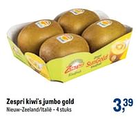 Zespri kiwi`s jumbo gold-Zespri