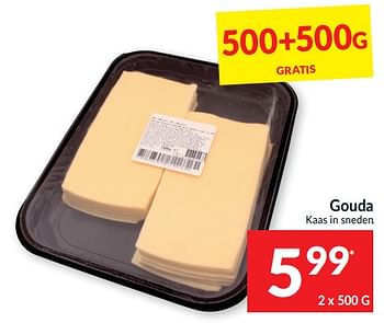 Promoties Gouda kaas in sneden - Huismerk - Intermarche - Geldig van 17/05/2022 tot 22/05/2022 bij Intermarche