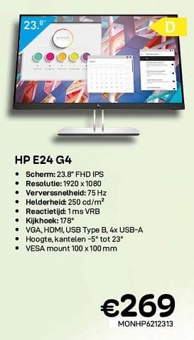 Promoties Hp e24 g4 - HP - Geldig van 09/05/2022 tot 31/05/2022 bij Compudeals