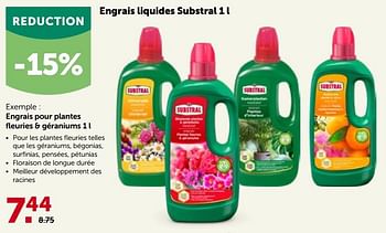 Promotions Engrais pour plantes fleuries + géraniums - Substral - Valide de 16/05/2022 à 28/05/2022 chez Aveve