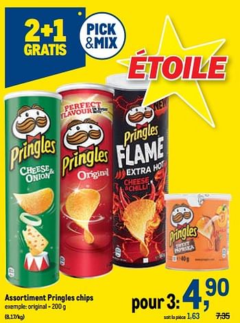 Promotions Pringles chips original - Pringles - Valide de 18/05/2022 à 31/05/2022 chez Makro