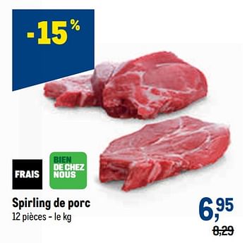 Promotions Spirling de porc - Produit maison - Makro - Valide de 18/05/2022 à 31/05/2022 chez Makro