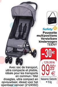 Poussette multipositions verstelbare kinderwagen teeny-Safety 1st