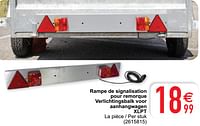Rampe de signalisation pour remorque verlichtingsbalk voor aanhangwagen xlpt-XLPT