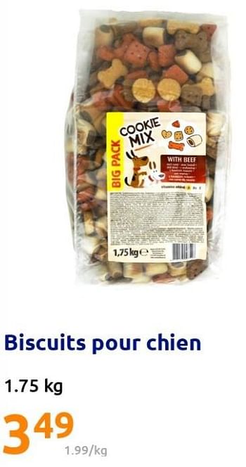 Promotions Biscuits pour chien - Produit Maison - Action - Valide de 11/05/2022 à 11/05/2022 chez Action