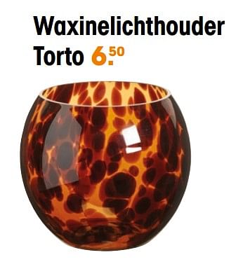 Promoties Waxinelichthouder torto - Huismerk - Kwantum - Geldig van 13/05/2022 tot 31/10/2022 bij Kwantum