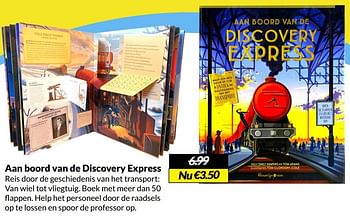 Promoties Aan boord van de discovery express - Huismerk - Boekenvoordeel - Geldig van 14/05/2022 tot 22/05/2022 bij BoekenVoordeel