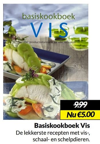 Promotions Basiskookboek vis - Produit Maison - Boekenvoordeel - Valide de 14/05/2022 à 22/05/2022 chez BoekenVoordeel