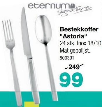 Promoties Bestekkoffer astoria - Eternum - Geldig van 24/04/2022 tot 22/05/2022 bij Home & Co