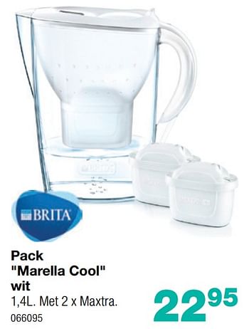Promoties Pack marella cool wit - Brita - Geldig van 24/04/2022 tot 22/05/2022 bij Home & Co