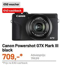 Canon powershot g7x mark iii black-Canon