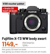 Fujifilm x-t3 ww body zwart-Fujifilm
