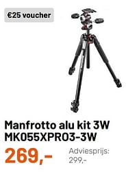Manfrotto alu kit 3w mk055xpro3-3w-Manfrotto