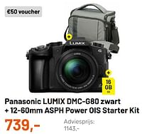 Panasonic lumix dmc-g80 zwart + 12-60mm asph power ois starter kit-Panasonic