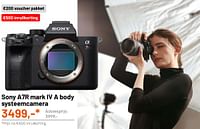 Sony a7r mark iv a body systeemcamera-Sony
