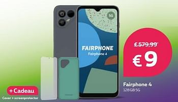 Promoties Fairphone 4 128gb 5g - Fairphone - Geldig van 16/05/2022 tot 30/05/2022 bij Proximus