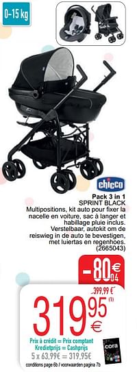 Pack 3 en - in 1 sprint black-Chicco