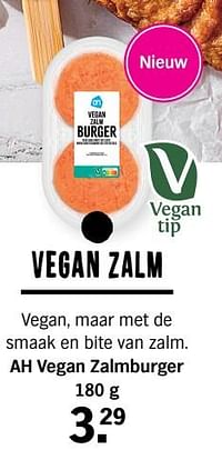 Ah vegan zalmburger-Huismerk - Albert Heijn