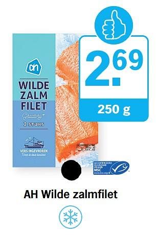 Promoties Ah wilde zalmfilet - Huismerk - Albert Heijn - Geldig van 15/05/2022 tot 22/05/2022 bij Albert Heijn