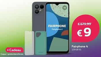 Promotions Fairphone 4 128gb 5g - Fairphone - Valide de 16/05/2022 à 30/05/2022 chez Proximus