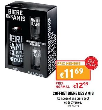 Promoties Coffret biere des amis - Bière Des Amis - Geldig van 18/05/2022 tot 22/05/2022 bij Trafic