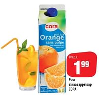 Puur sinaasappelsap cora-Huismerk - Match