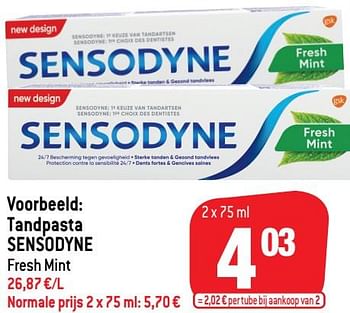 Promoties Tandpasta sensodyne - Sensodyne - Geldig van 18/05/2022 tot 24/05/2022 bij Match