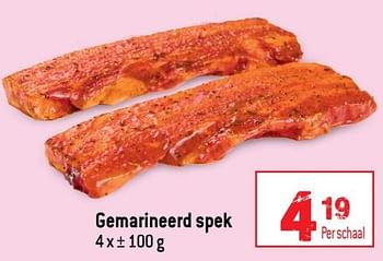 Promoties Gemarineerd spek - Huismerk - Buurtslagers - Geldig van 18/05/2022 tot 24/05/2022 bij Smatch
