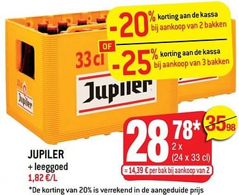 Promoties Jupiler - Jupiler - Geldig van 18/05/2022 tot 24/05/2022 bij Smatch