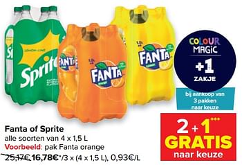 Promoties Pak fanta orange - Fanta - Geldig van 18/05/2022 tot 30/05/2022 bij Carrefour