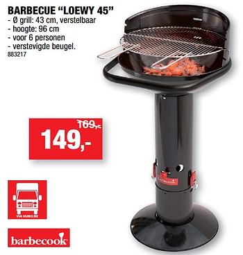 Promoties Barbecue loewy 45 - Barbecook - Geldig van 18/05/2022 tot 29/05/2022 bij Hubo
