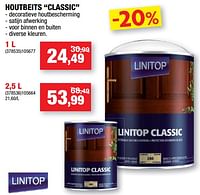 Houtbeits classic-Linitop