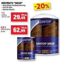 Houtbeits solid-Linitop