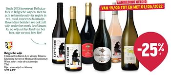 Promoties Witte wijn leo vinum - Witte wijnen - Geldig van 19/05/2022 tot 25/05/2022 bij Delhaize