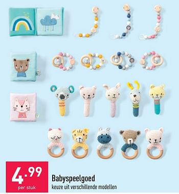 Promoties Babyspeelgoed - Huismerk - Aldi - Geldig van 25/05/2022 tot 03/06/2022 bij Aldi