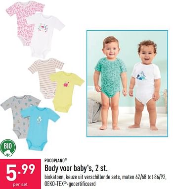 Promoties Body voor baby`s - POCOPIANO - Geldig van 25/05/2022 tot 03/06/2022 bij Aldi