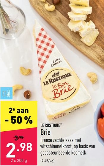 Promoties Brie - Le Rustique - Geldig van 27/05/2022 tot 03/06/2022 bij Aldi