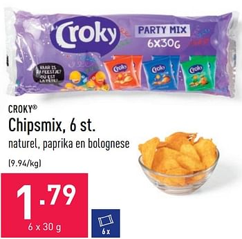 Promoties Chipsmix - Croky - Geldig van 27/05/2022 tot 03/06/2022 bij Aldi