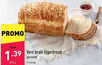 Promoties Vers bruin tijgerbrood - Huismerk - Aldi - Geldig van 23/05/2022 tot 03/06/2022 bij Aldi