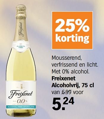 Promoties Freixenet alcoholvrij - Freixenet - Geldig van 15/05/2022 tot 03/06/2022 bij Albert Heijn